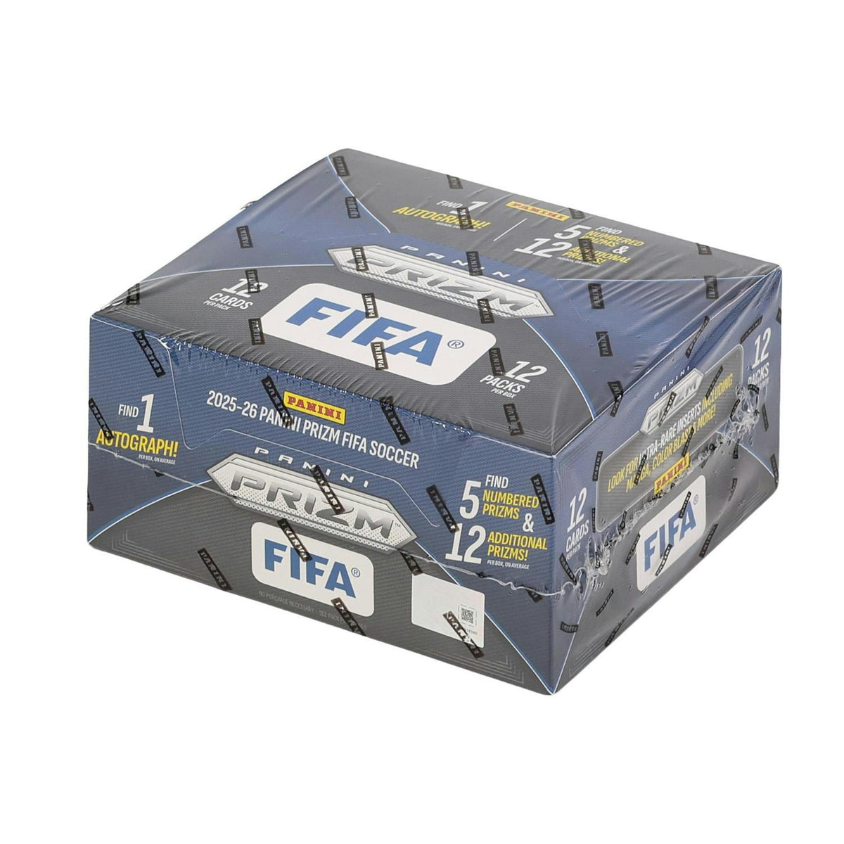 2025/26 Panini Prizm FIFA Soccer Hobby 12-Box Case