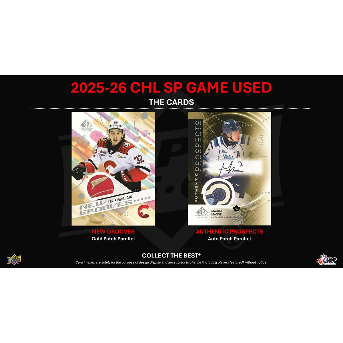 2025/26 Upper Deck CHL SP Game Used Hockey Hobby 20-Box Case