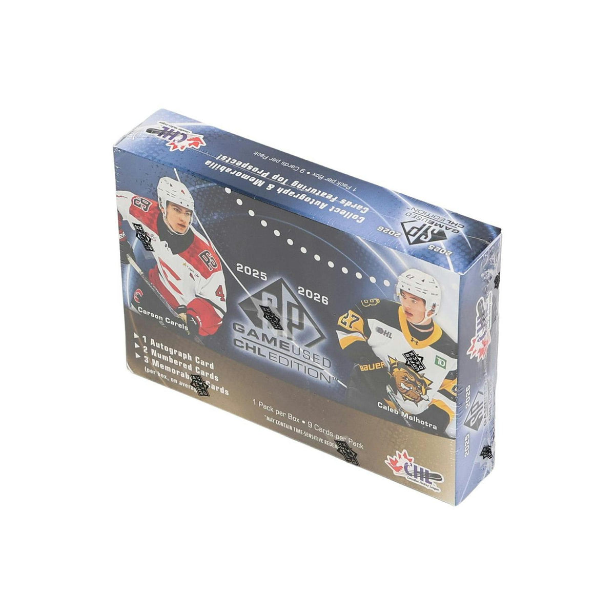 2025/26 Upper Deck CHL SP Game Used Hockey Hobby 20-Box Case