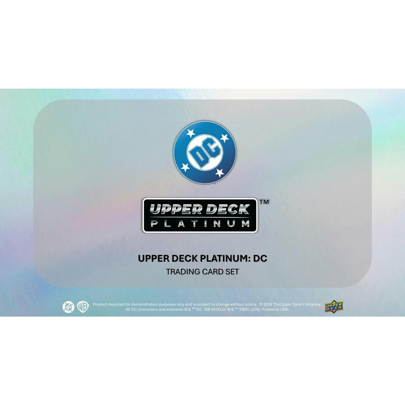 2026 Upper Deck DC Platinum Hobby 16-Box Case (Presell)