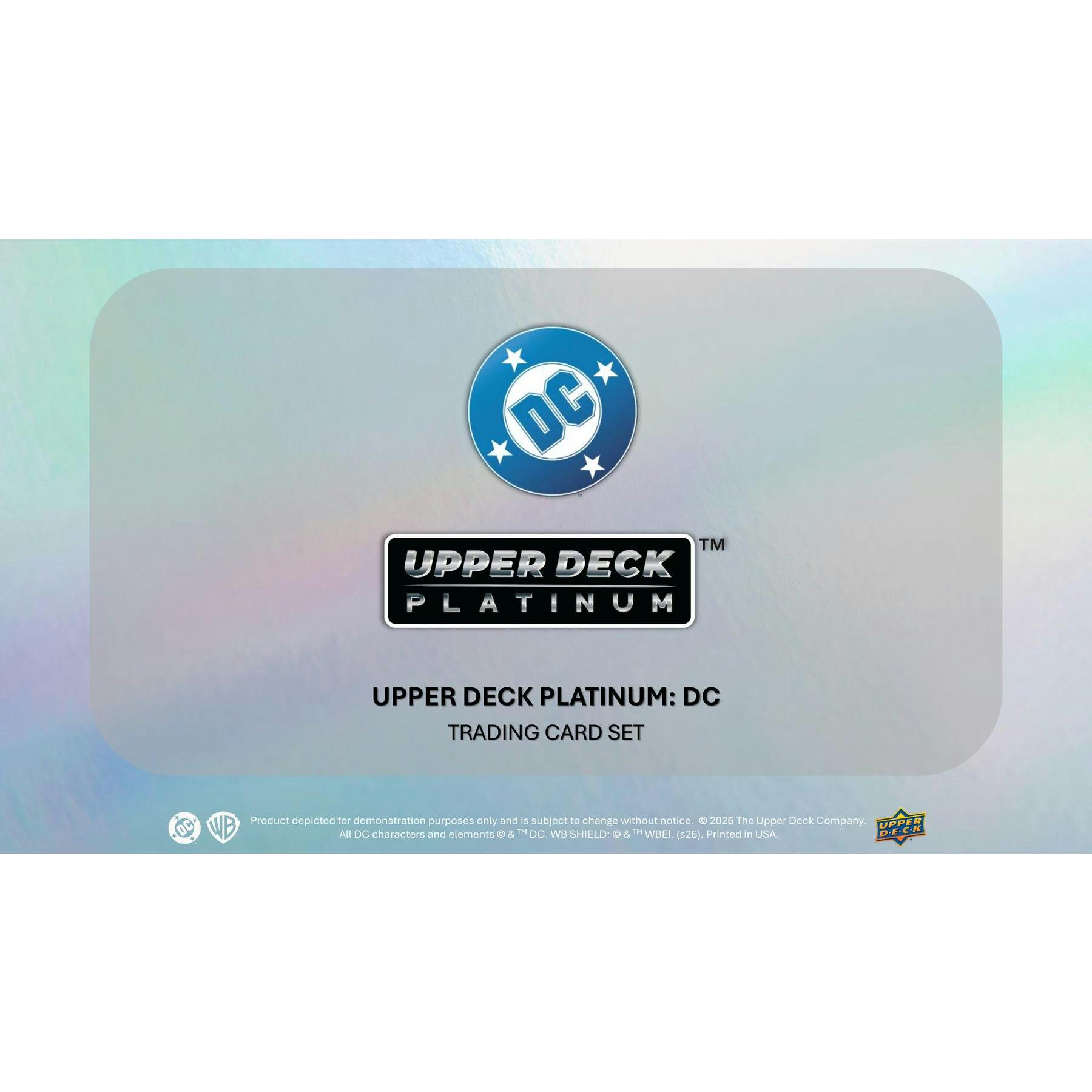 2026 Upper Deck DC Platinum Hobby 16-Box Case (Presell)