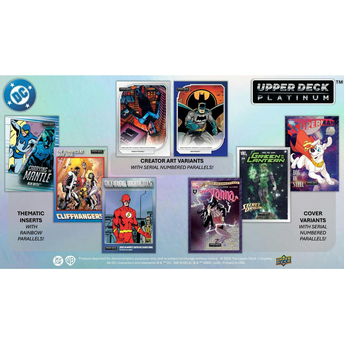 2026 Upper Deck DC Platinum Hobby Box (Presell)