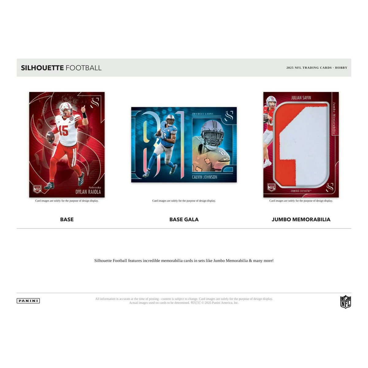 2025 Panini Silhouette Football Hobby 10-Box Case