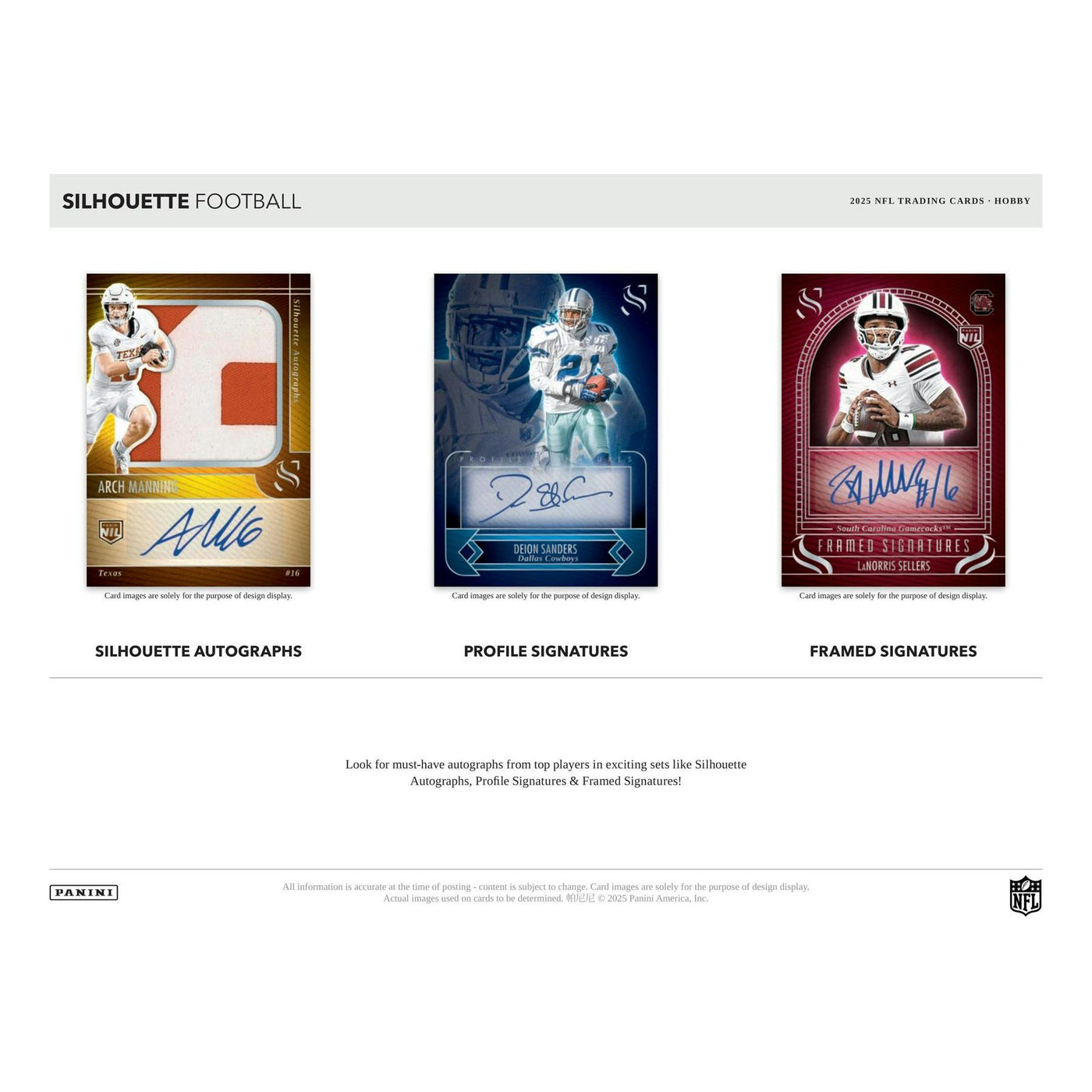 2025 Panini Silhouette Football Hobby 10-Box Case