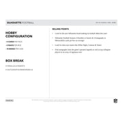 2025 Panini Silhouette Football Hobby 10-Box Case