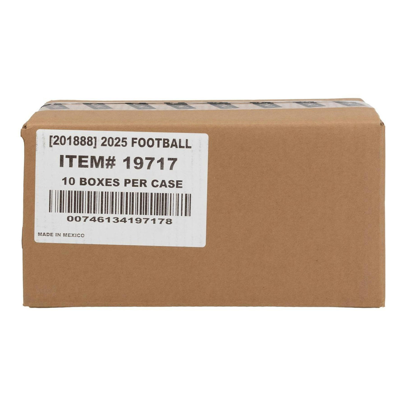 2025 Panini Silhouette Football Hobby 10-Box Case