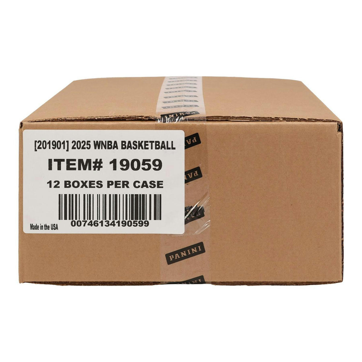 2025 Panini Select WNBA Basketball Hobby 12-Box Case