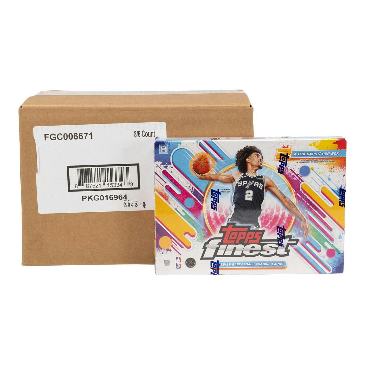 2025/26 Topps Finest Basketball Hobby 8-Box Case