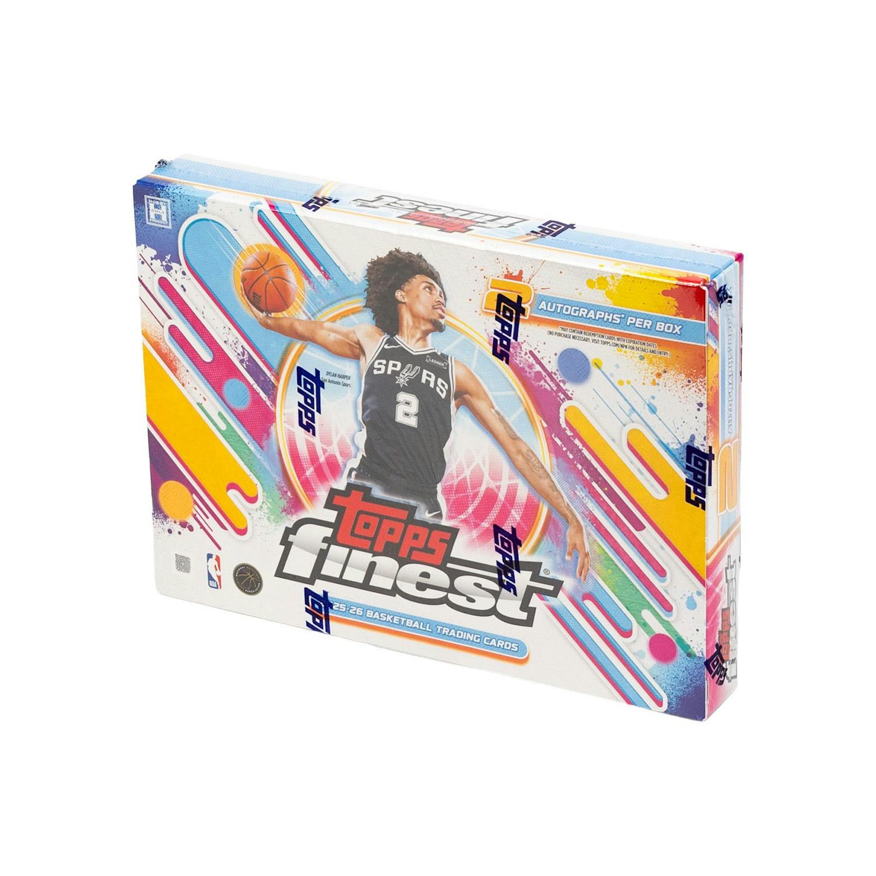 2025/26 Topps Finest Basketball Hobby 8-Box Case