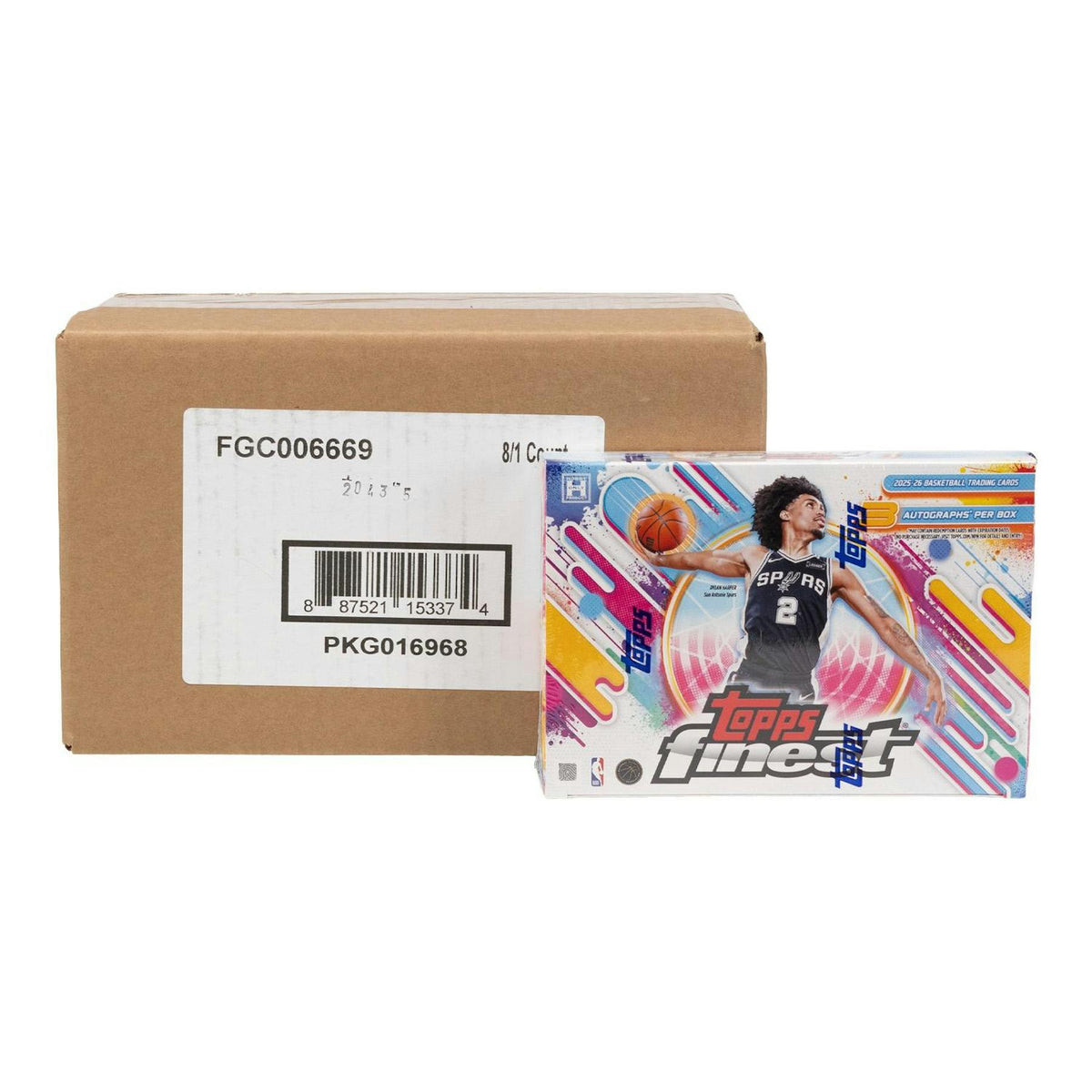 2025/26 Topps Finest Basketball Delight 8-Box Case