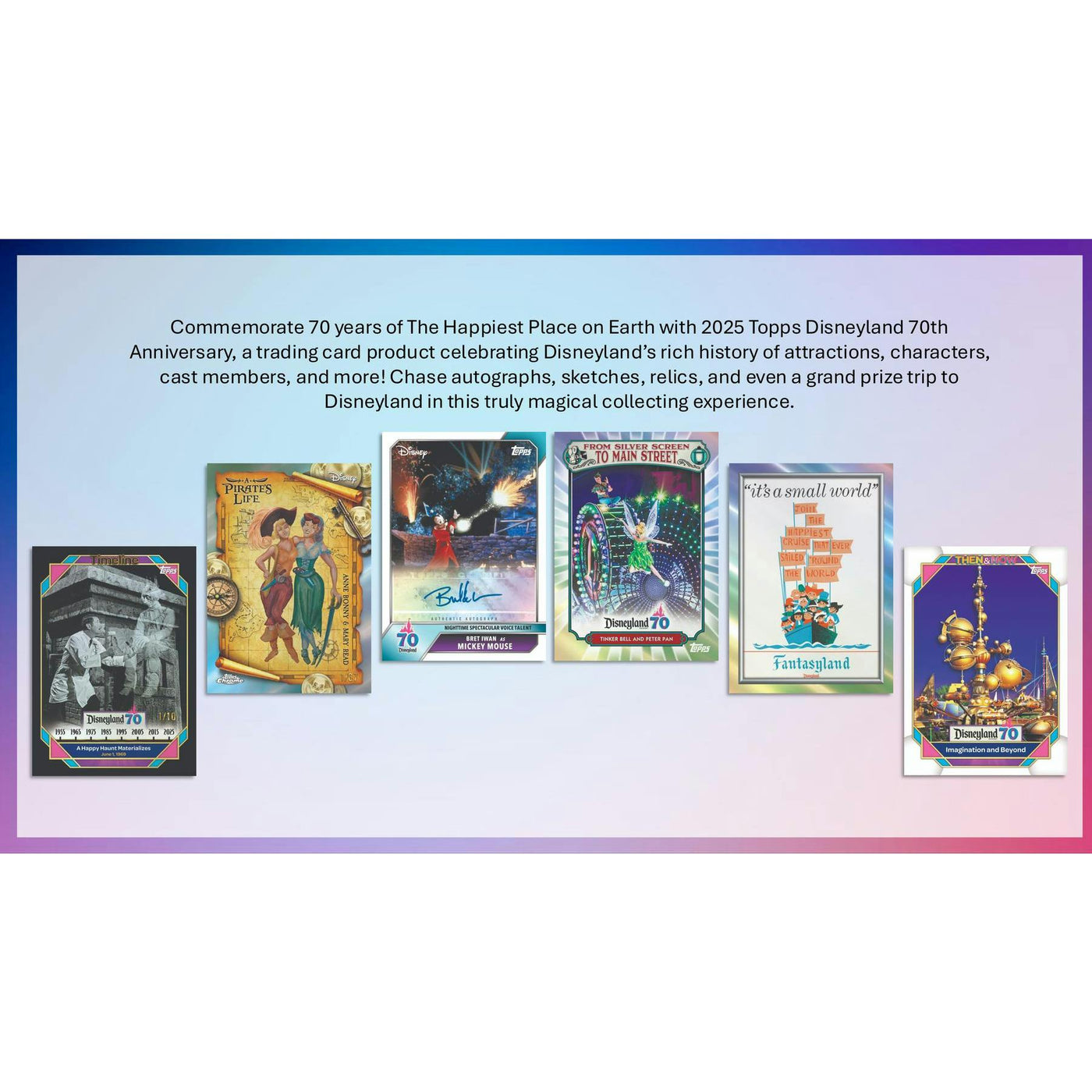 2025 Topps Disneyland 70th Anniversary Blaster 40-Box Case