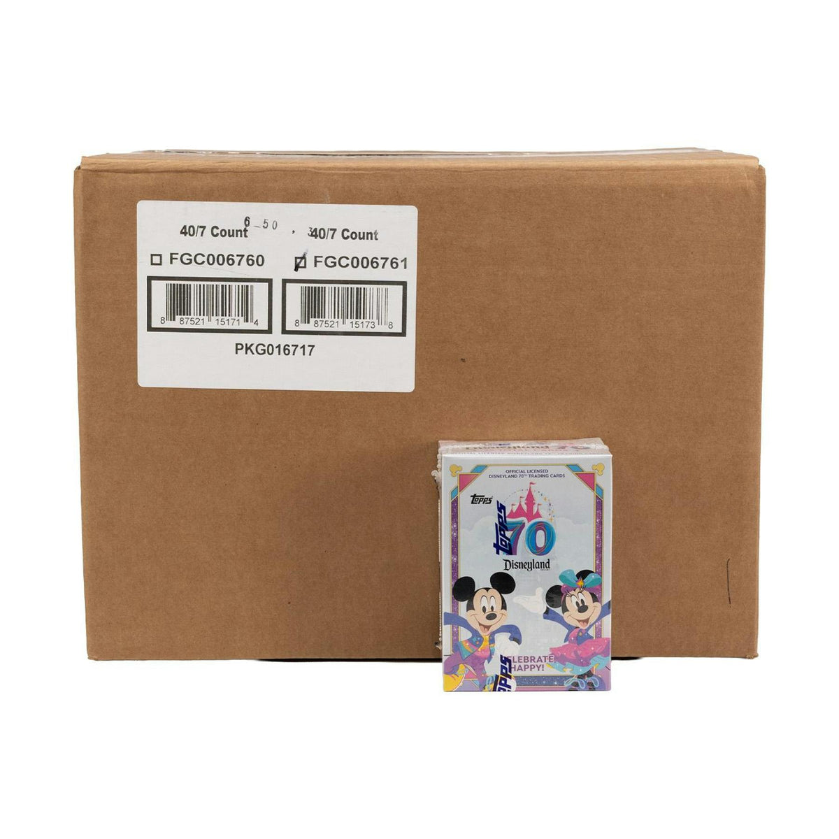 2025 Topps Disneyland 70th Anniversary Blaster 40-Box Case