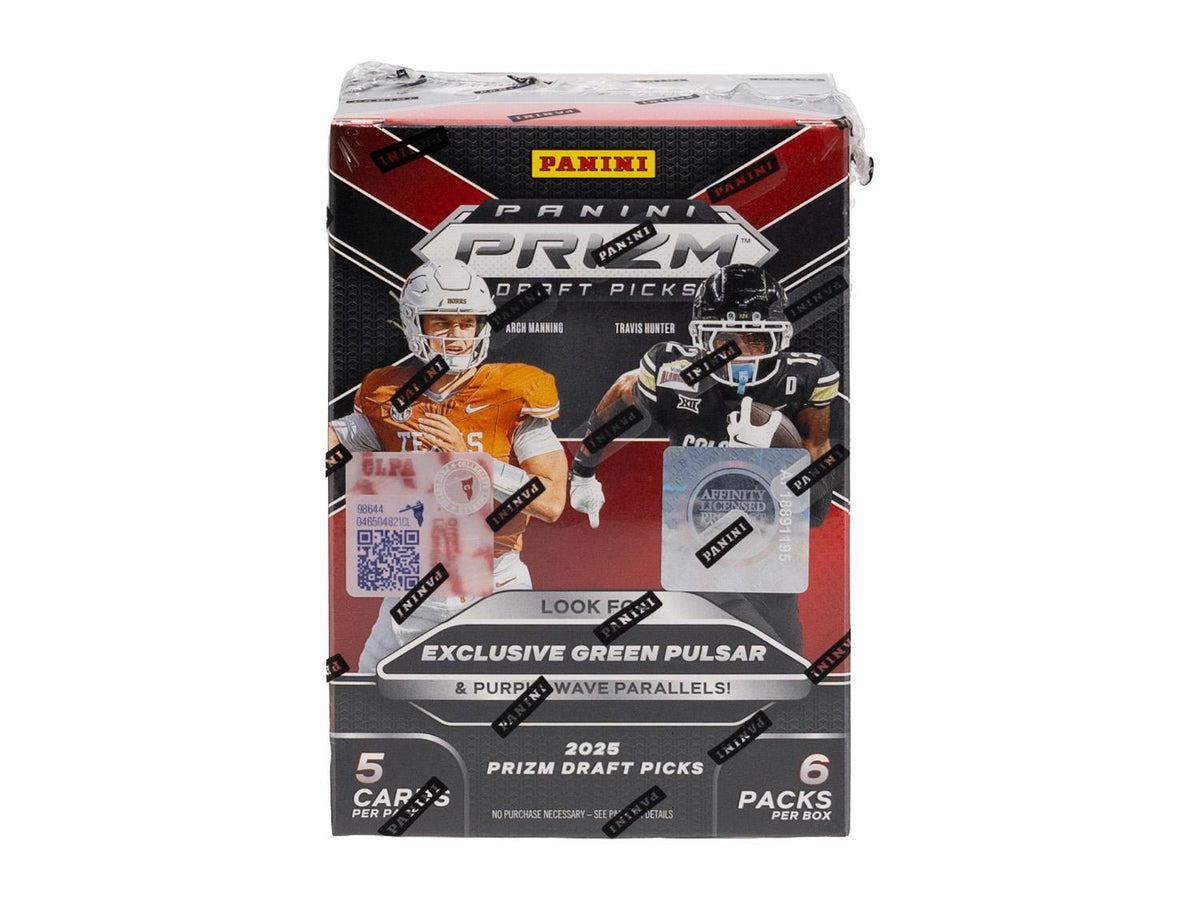2025 Panini Prizm Draft Picks Football Blaster Box (Green Pulsar Parallels)