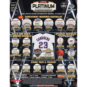 2026 TriStar Hidden Treasures Platinum Autographed Baseball Achievements Edition Hobby 12-Box Case