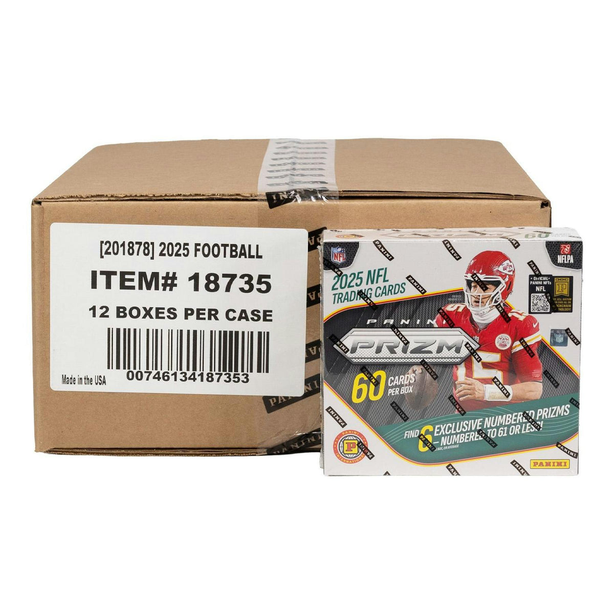 2025 Panini Prizm Football International Hobby 12-Box Case