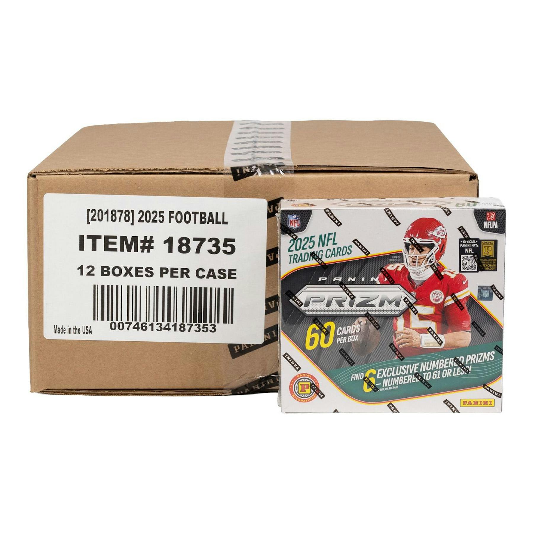 2025 Panini Prizm Football International Hobby 12-Box Case