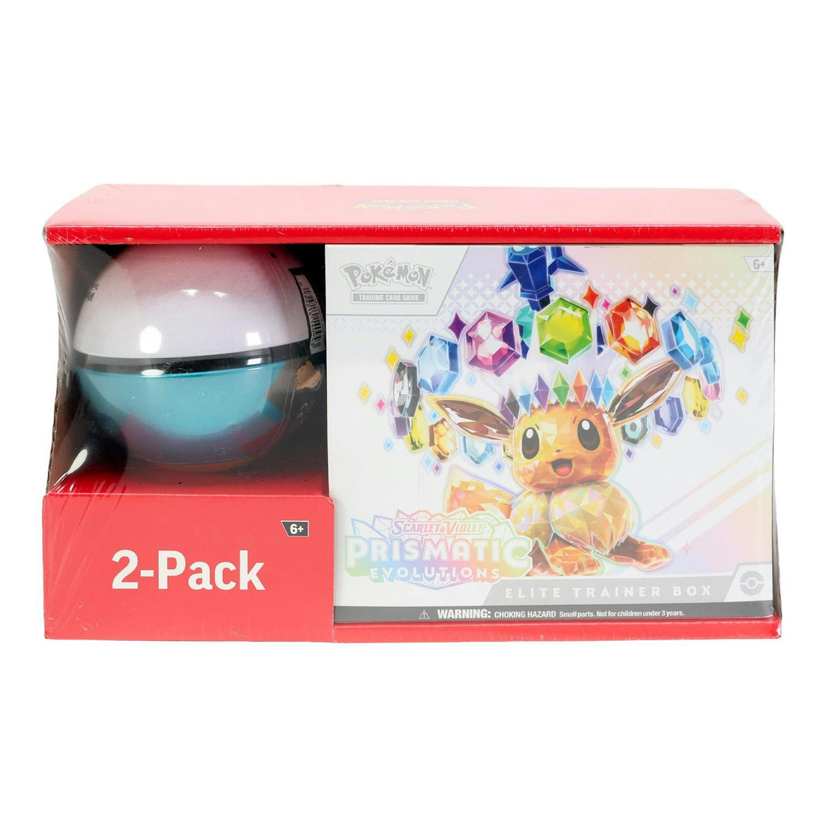 Pokemon Scarlet & Violet: Prismatic Evolutions Elite Trainer Box and Pokeball Bundle (Sam's Club)