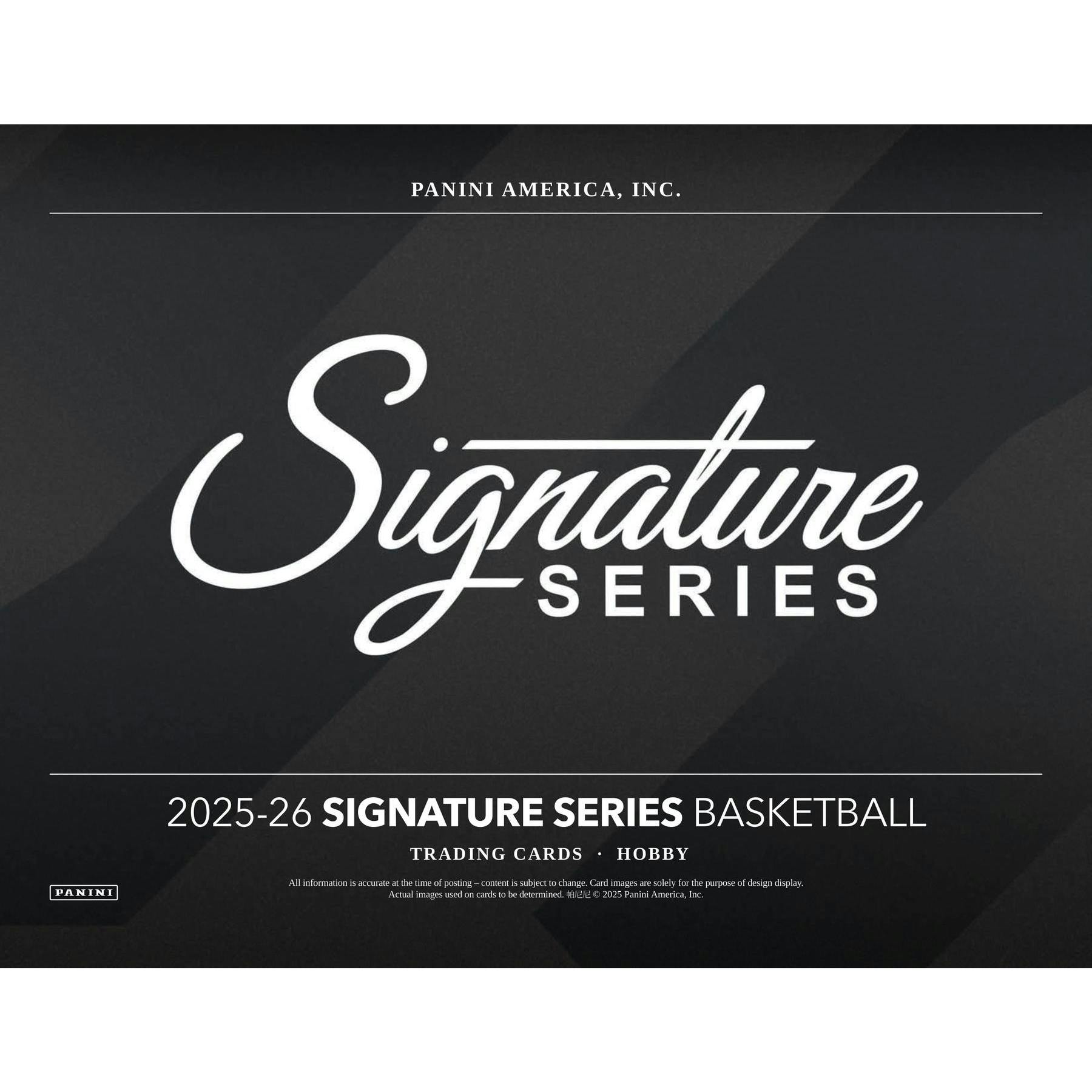 2025/26 Panini Signature Series Basketball Hobby Box