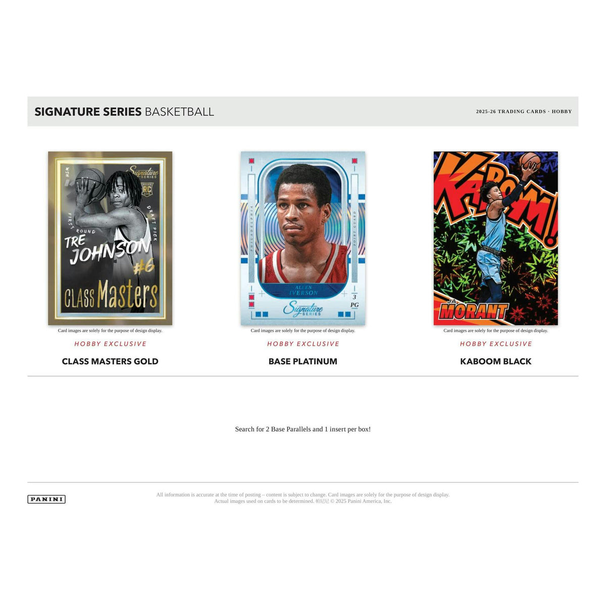2025/26 Panini Signature Series Basketball Hobby Box