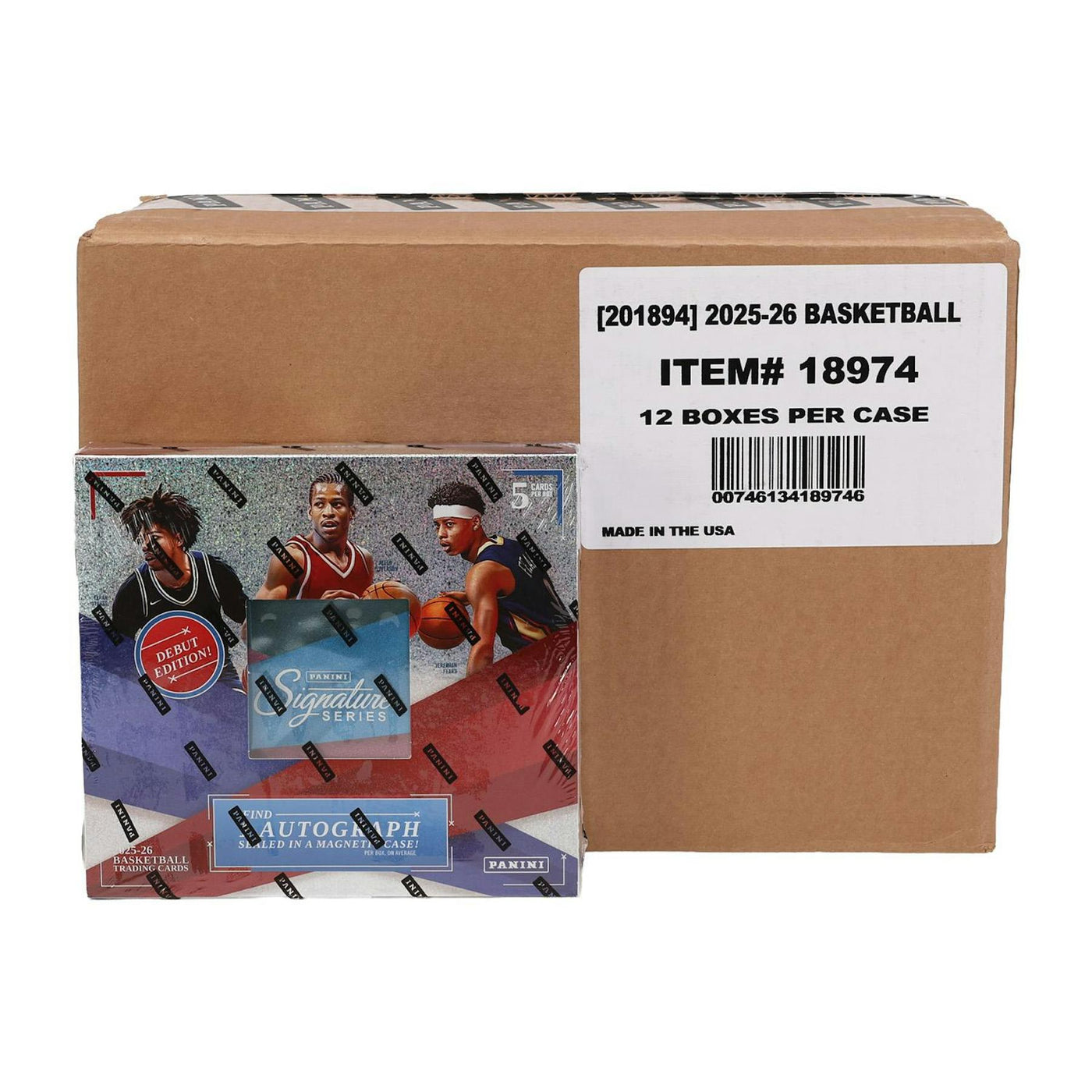 2025/26 Panini Signature Series Basketball Hobby 12-Box Case