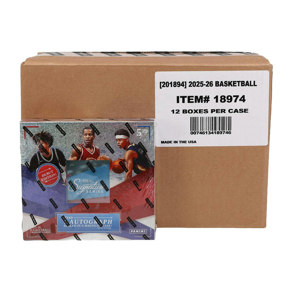 2025/26 Panini Signature Series Basketball Hobby 12-Box Case