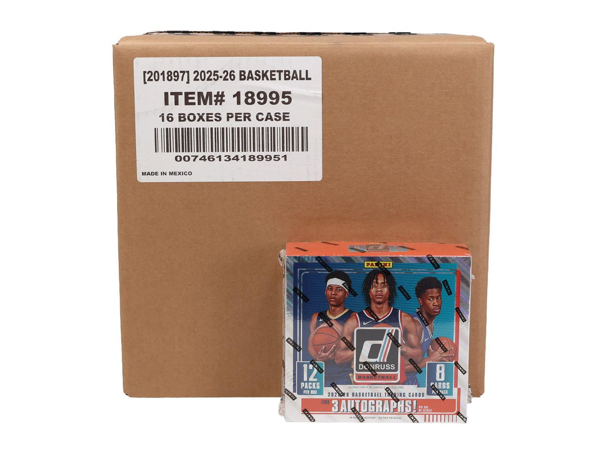 2025/26 Panini Donruss Basketball Hobby 16-Box Case