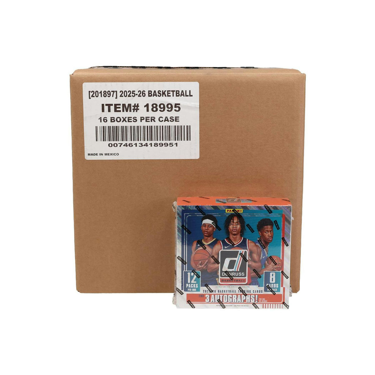 2025/26 Panini Donruss Basketball Hobby 16-Box Case