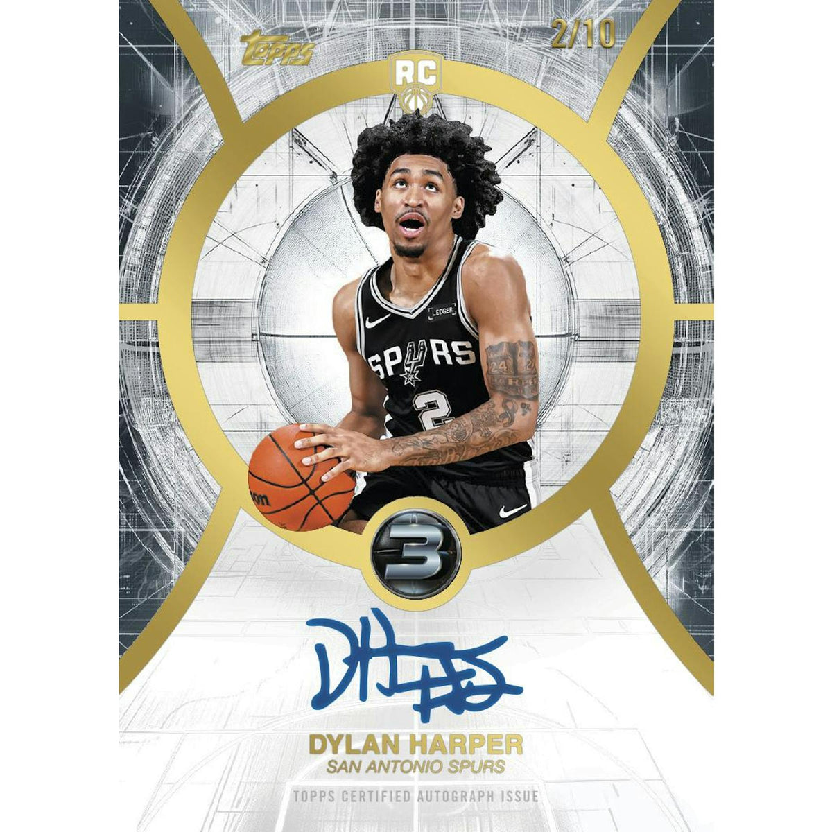 2025/26 Topps Three Basketball Hobby Box