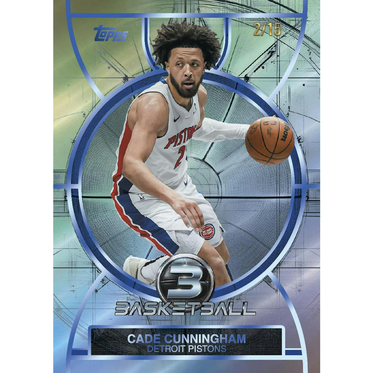 2025/26 Topps Three Basketball Hobby 4-Box Case