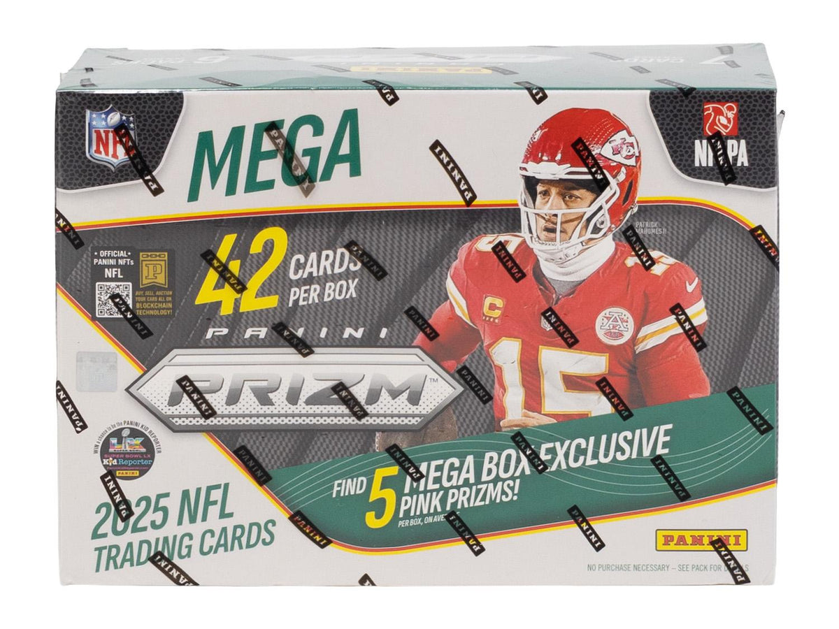 2025 Panini Prizm Football Mega Box (Pink Prizms!)