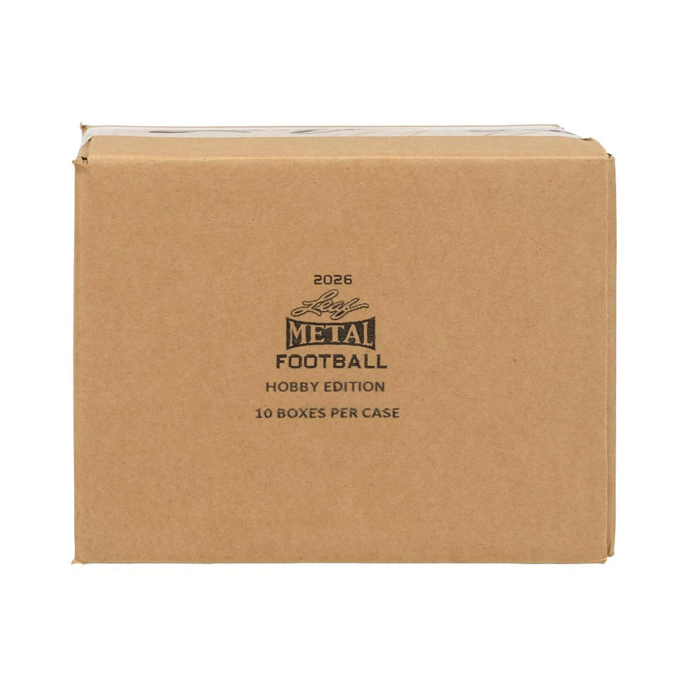 2026 Leaf Metal Football Hobby 10-Box Case