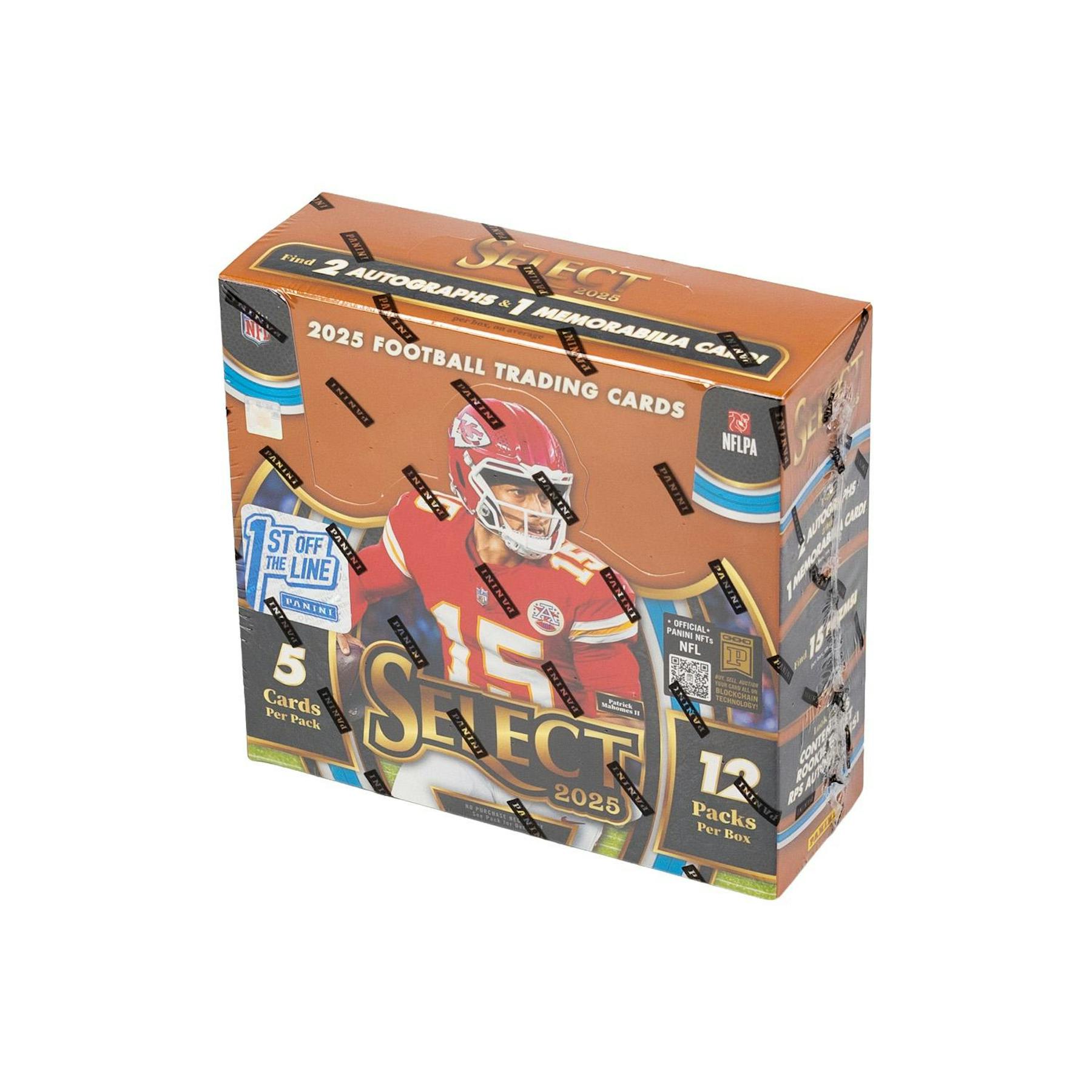 2025 Panini Select Football 1st Off The Line FOTL Hobby Box