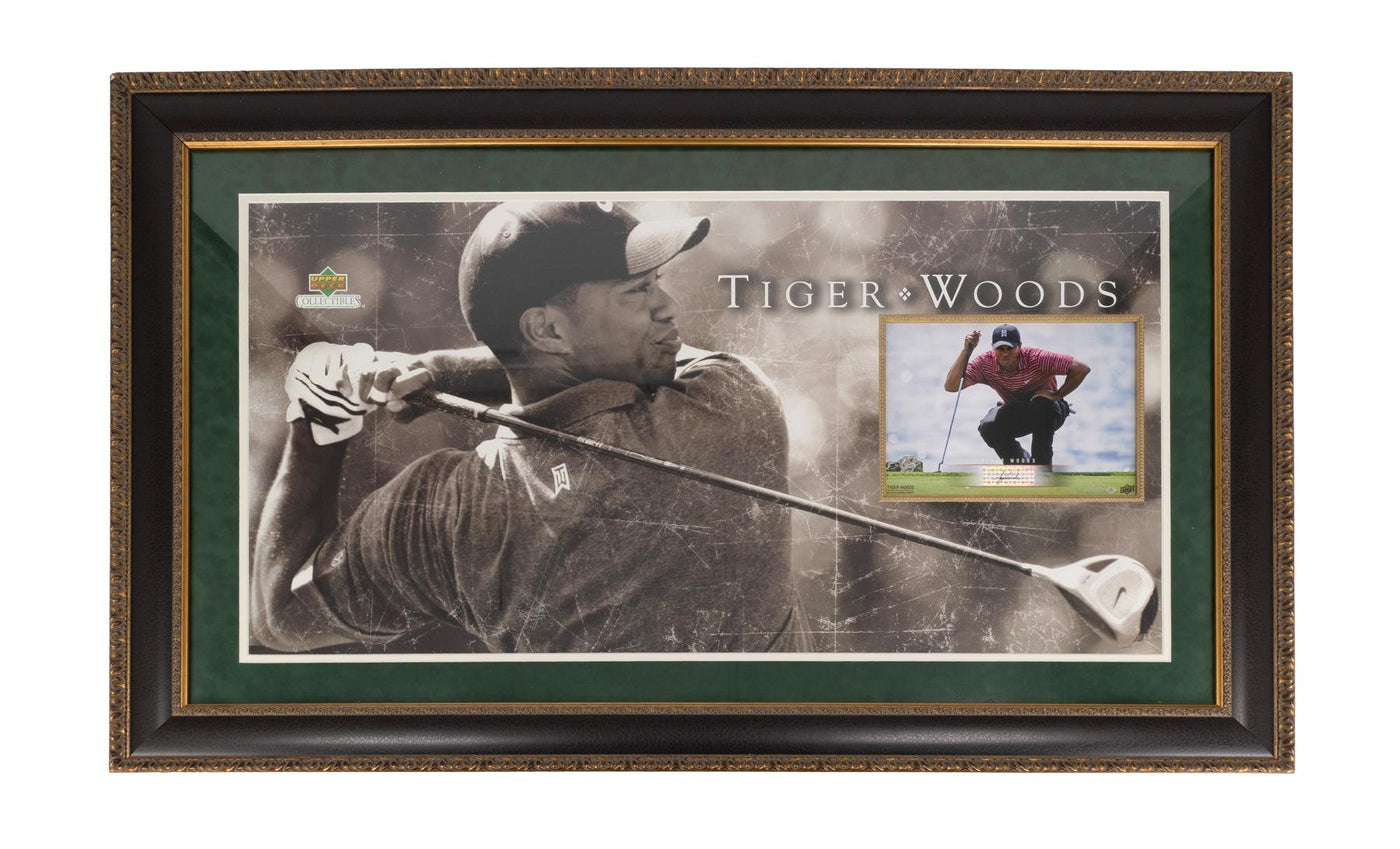 Tiger Woods 4'x2.5' Framed 8x10 Auto #50/50 UDA Authentic