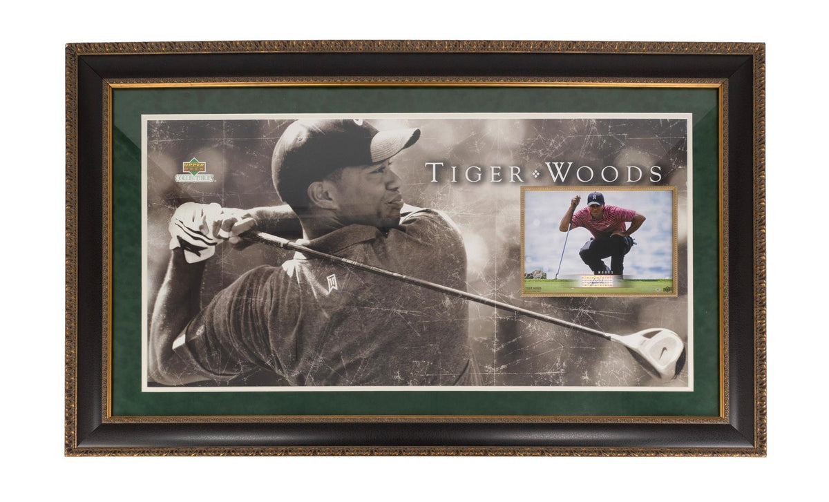 Tiger Woods 4'x2.5' Framed 8x10 Auto #50/50 UDA Authentic