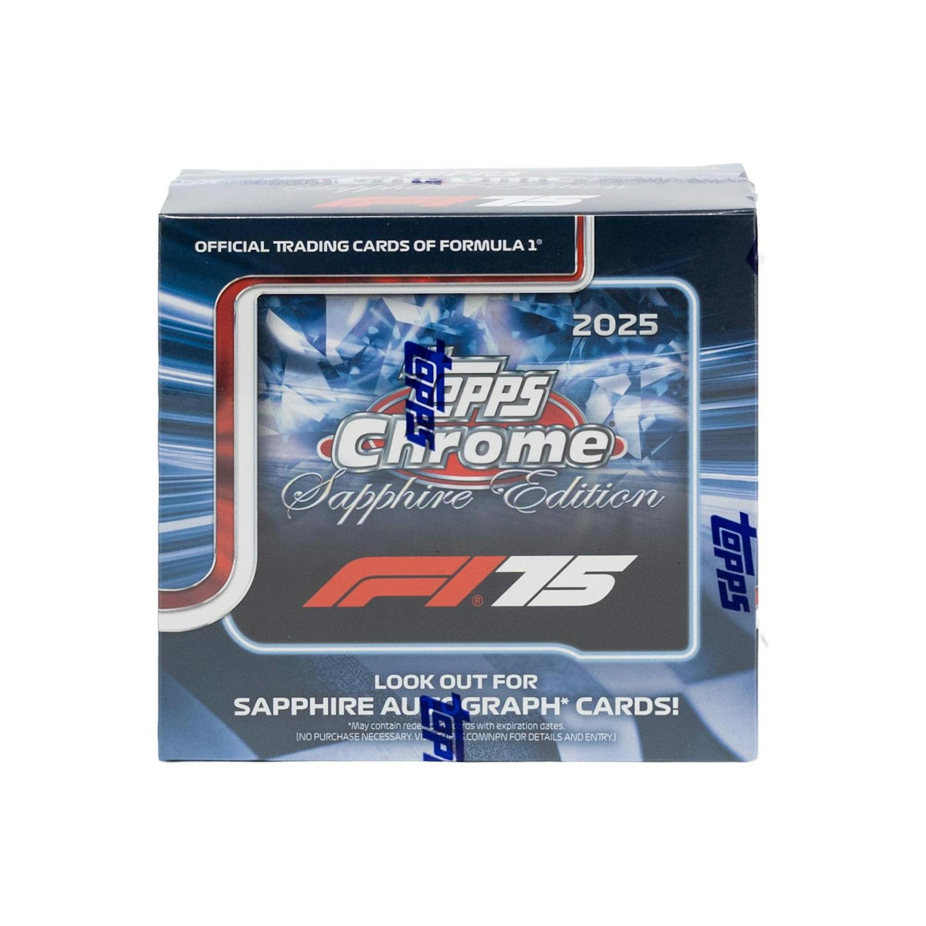 2025 Topps Chrome F1 Formula 1 Sapphire Edition Box