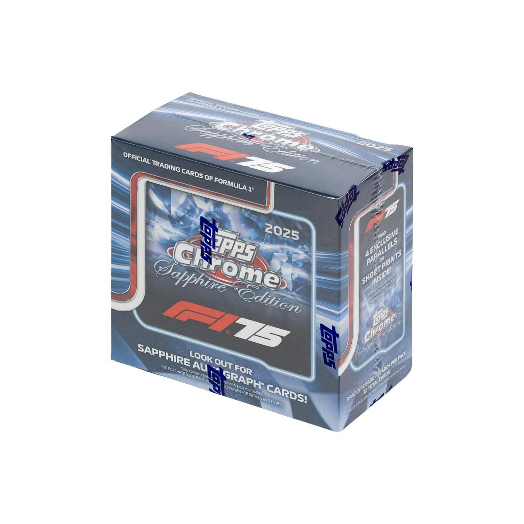 2025 Topps Chrome F1 Formula 1 Sapphire Edition Box