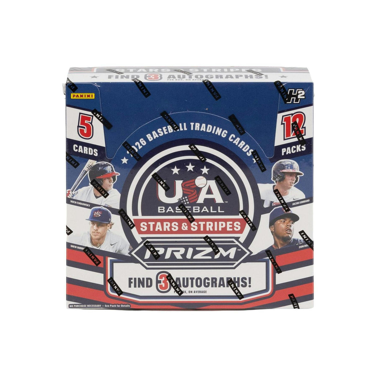 2026 Panini USA Stars & Stripes Prizm Baseball H2 Box