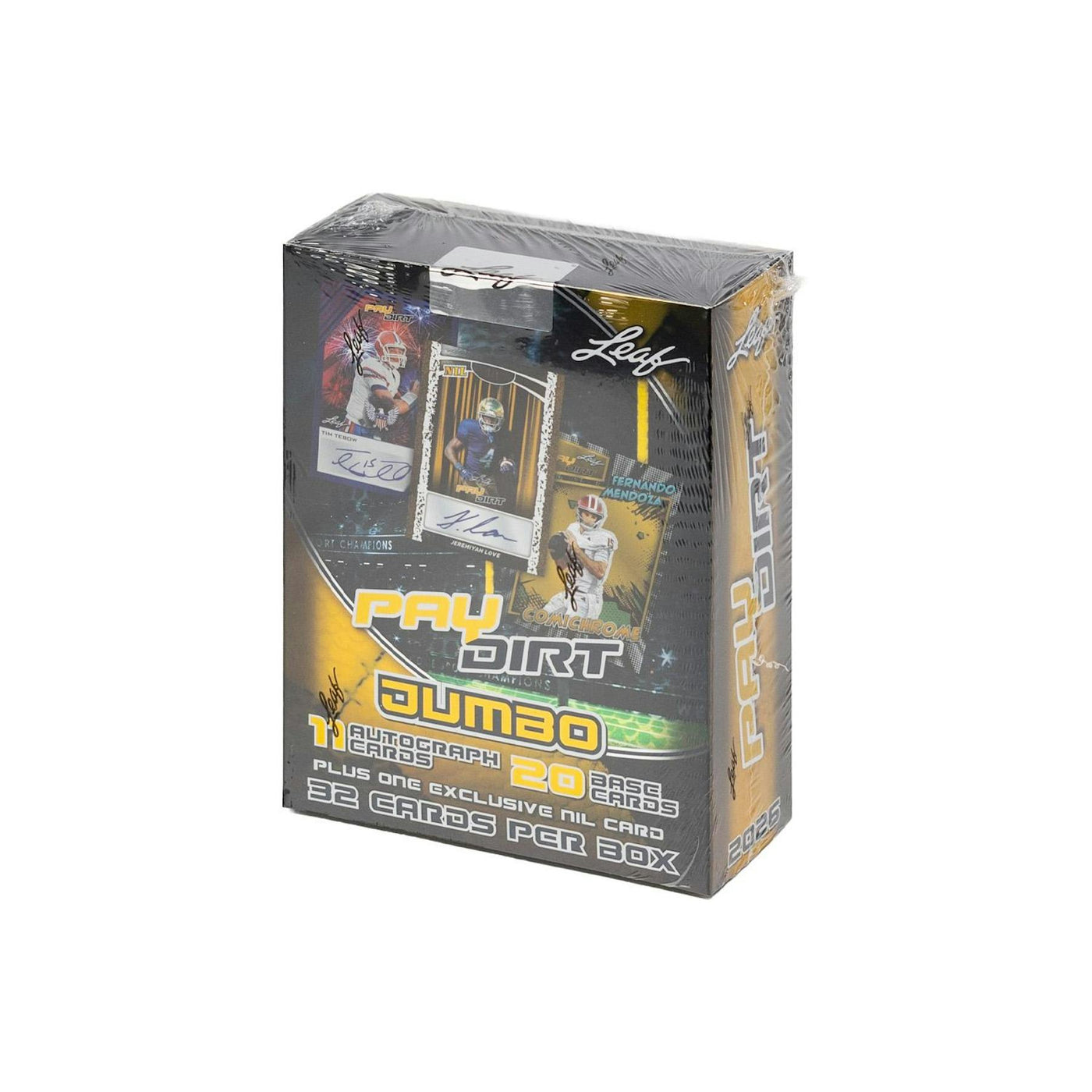 2026 Leaf Paydirt Football Hobby Jumbo 10-Box Case