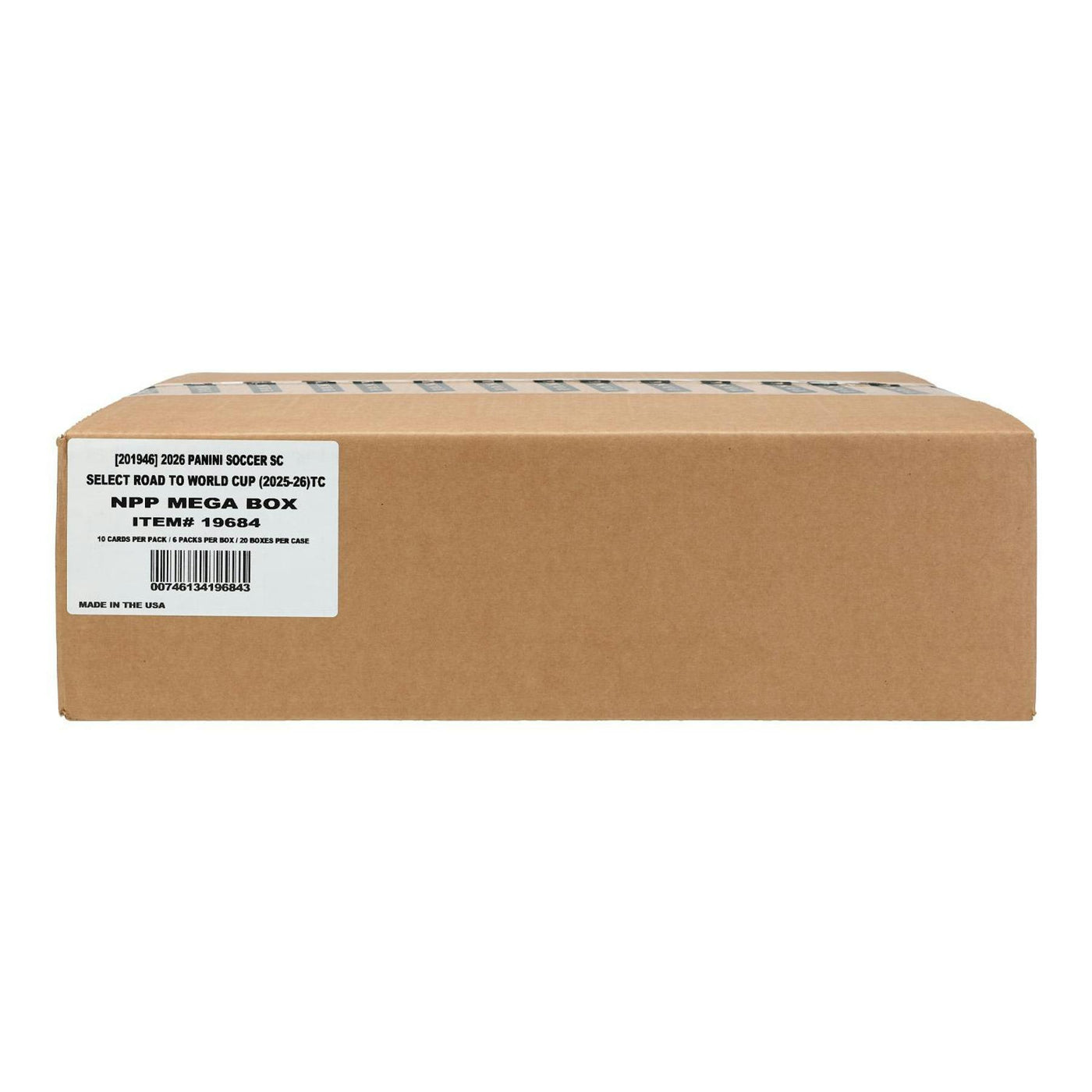 2025/26 Panini Select Road to FIFA World Cup Soccer Mega 20-Box Case