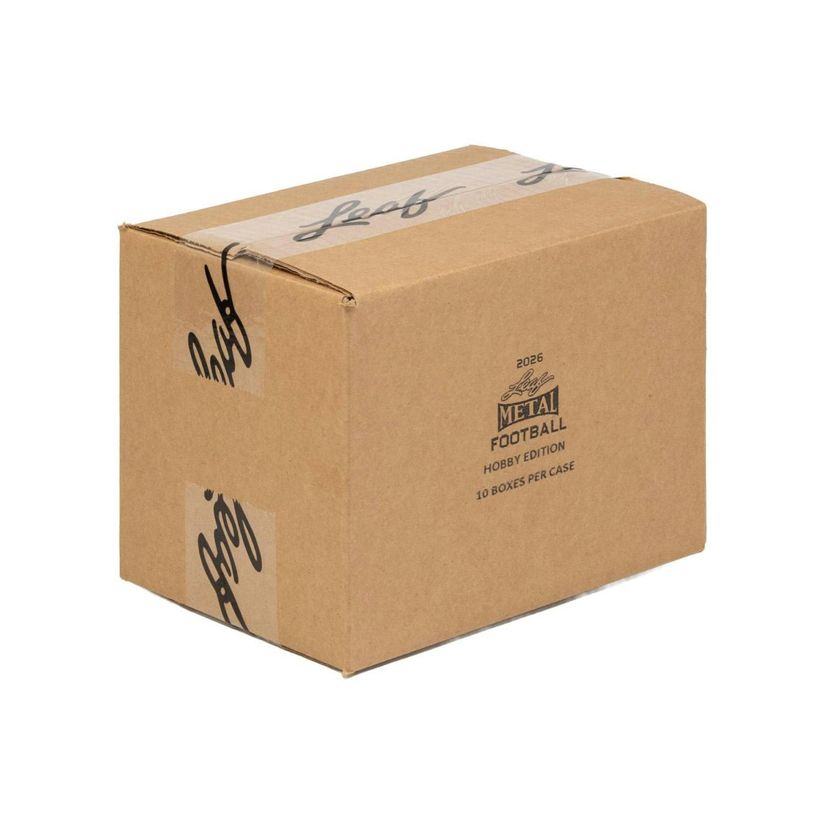 2026 Leaf Metal Football Hobby 10-Box Case
