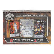 2026 Leaf Metal Football Hobby 10-Box Case