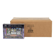 2026 Leaf Metal Football Hobby Jumbo 8-Box Case