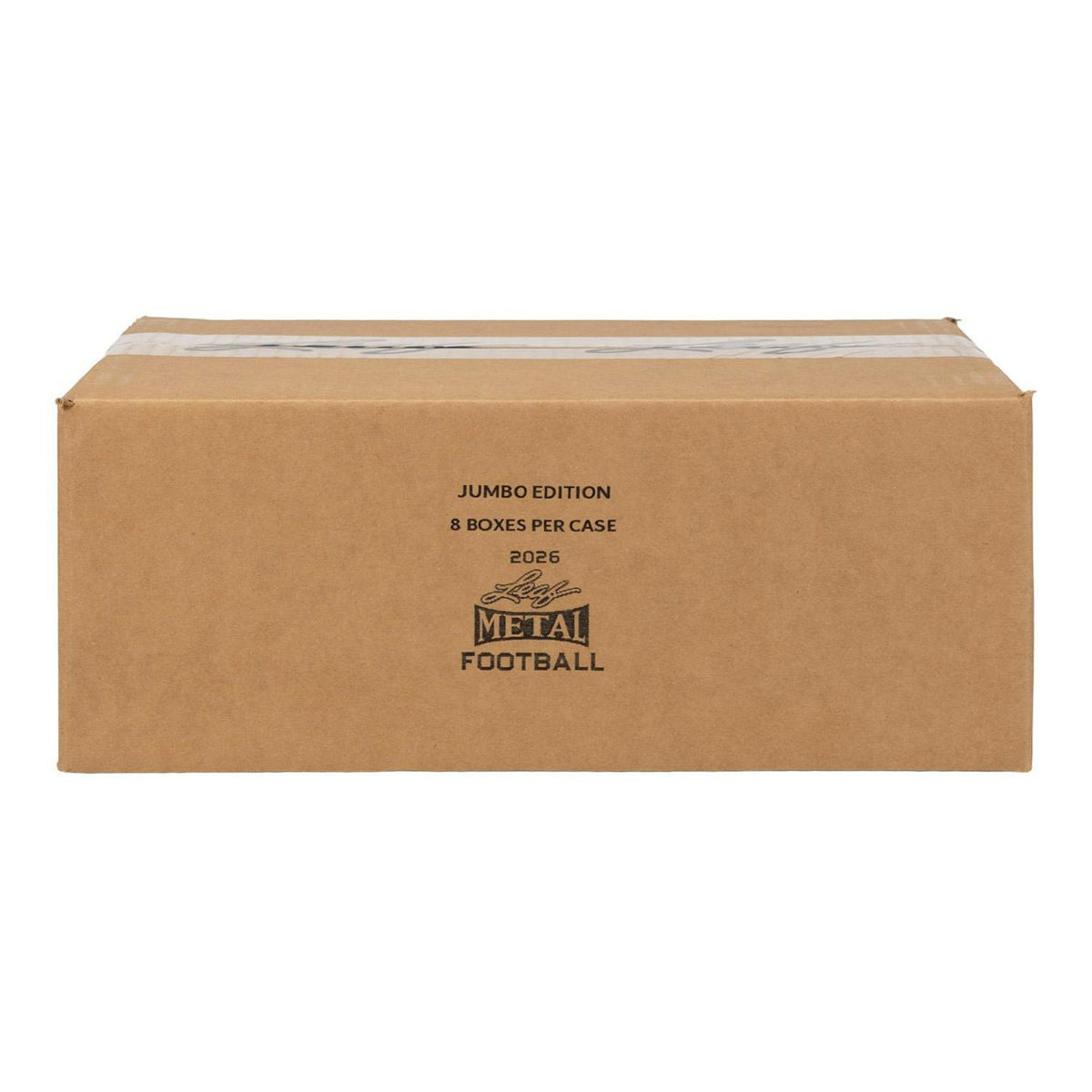 2026 Leaf Metal Football Hobby Jumbo 8-Box Case