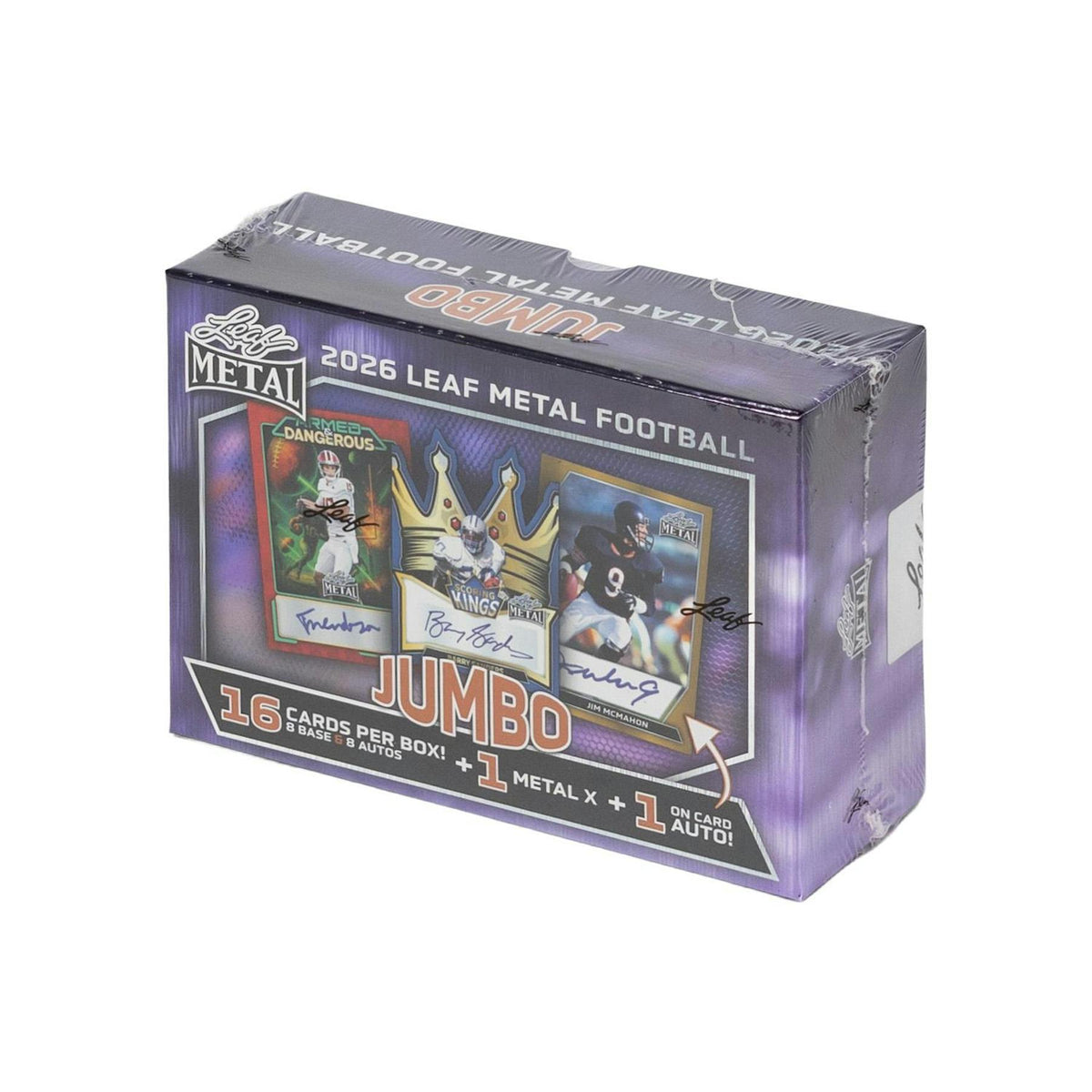 2026 Leaf Metal Football Hobby Jumbo Box