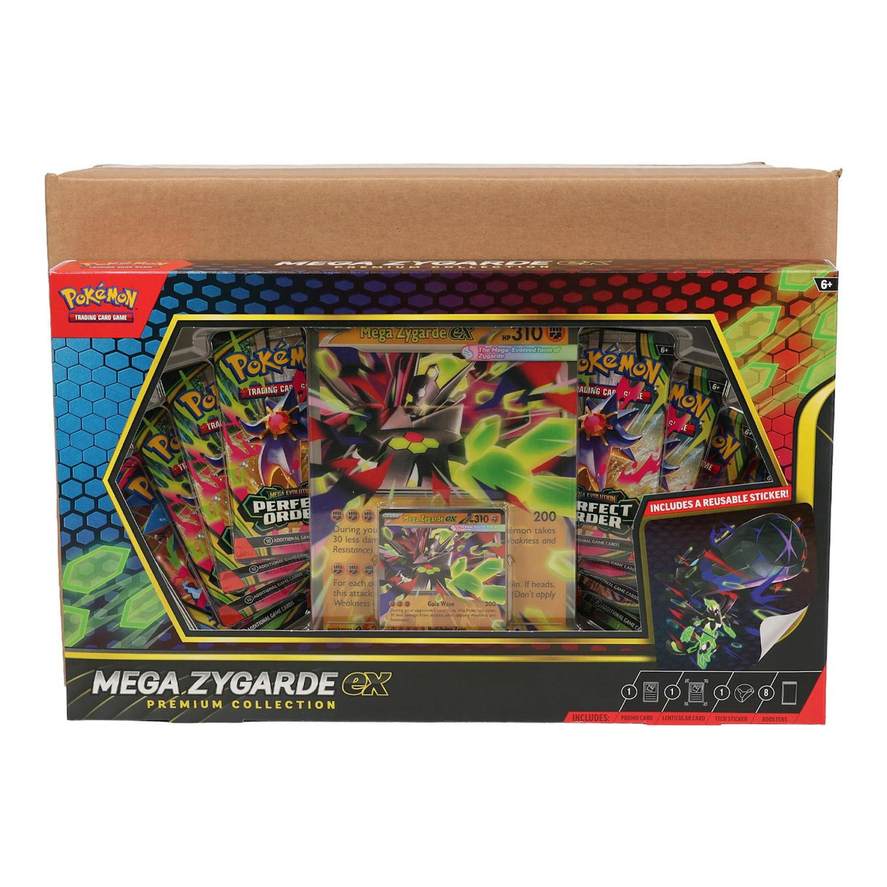 Pokemon Mega Zygarde ex Premium Collection 6-Box Case