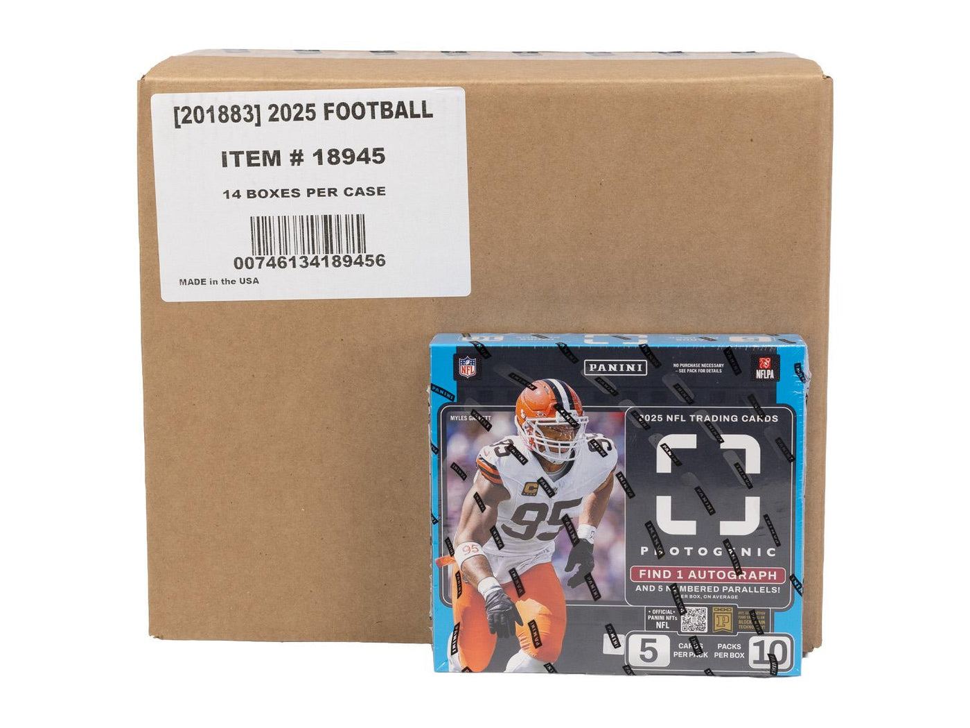 2025 Panini Photogenic Football Hobby 14-Box Case