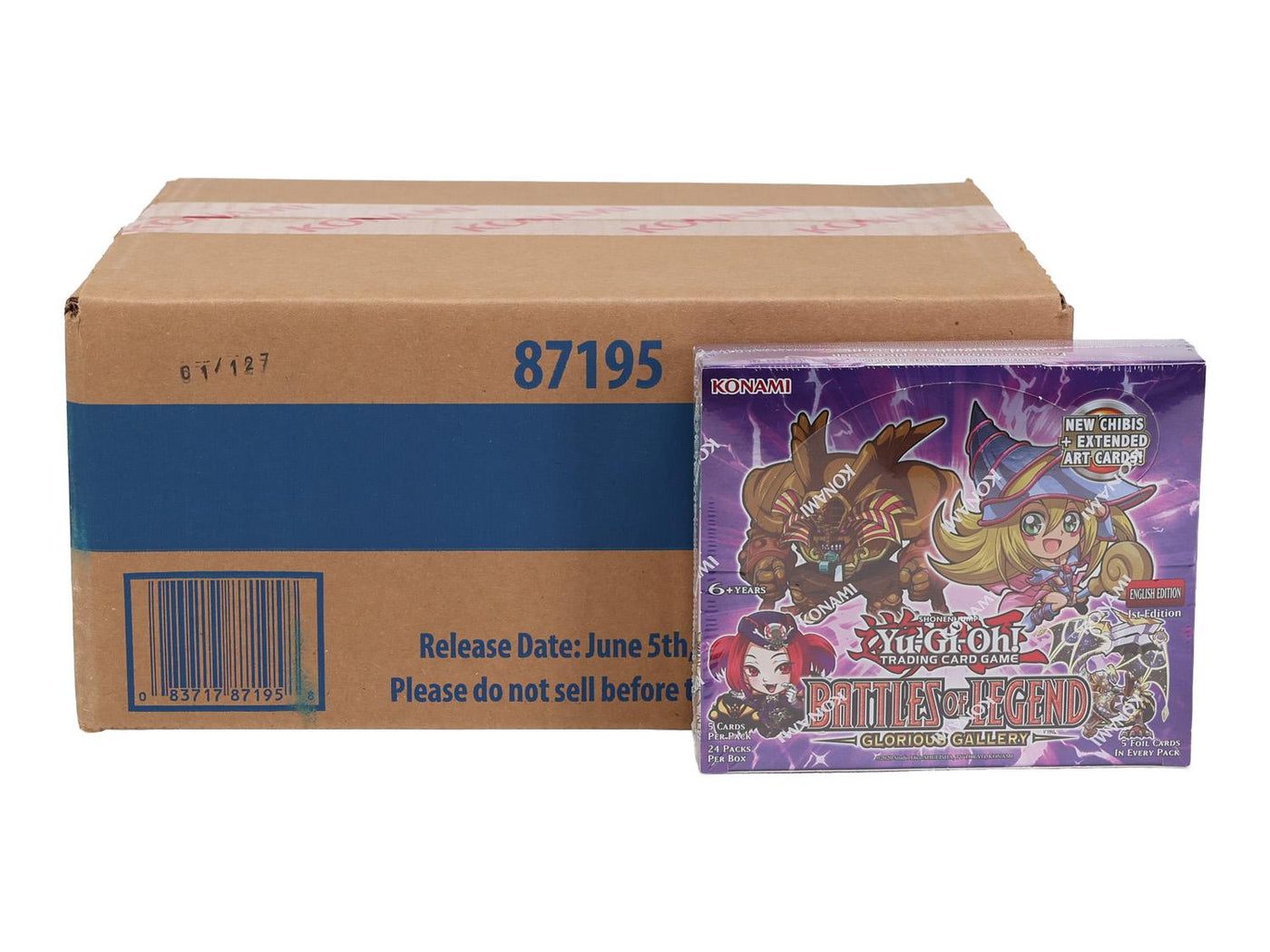 Yu-Gi-Oh Battles of Legend: Glorious Gallery Booster 12-Box Case