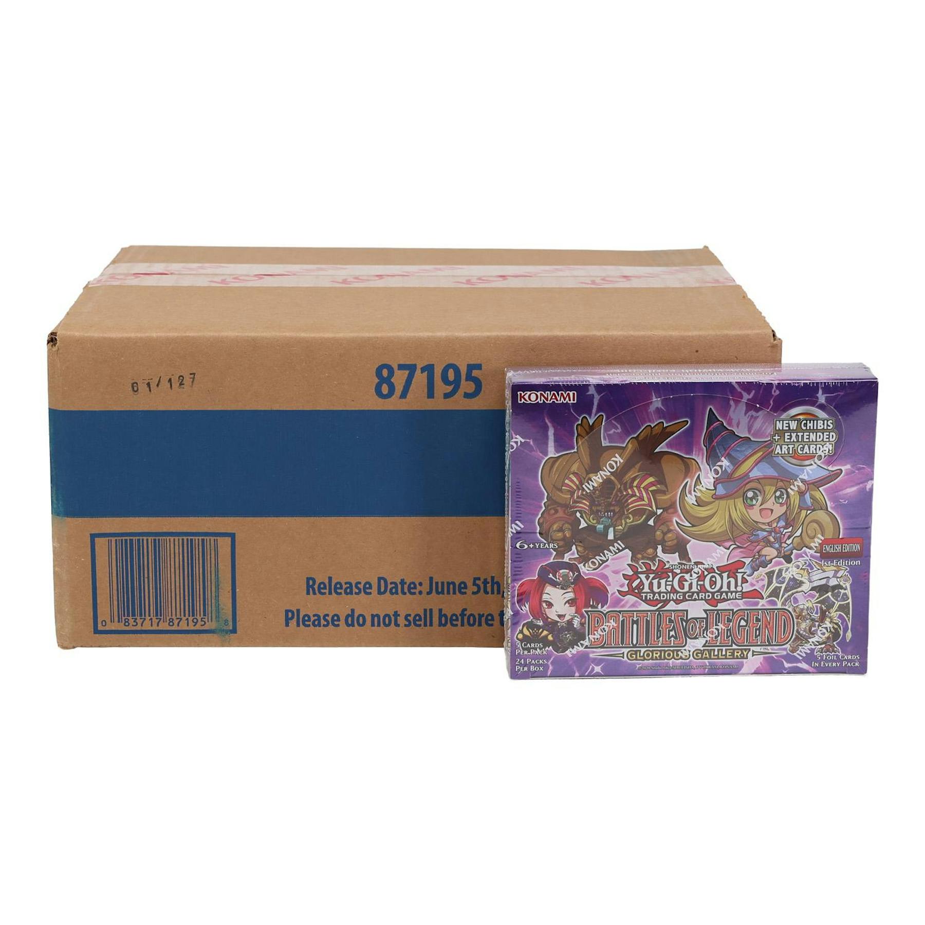 Yu-Gi-Oh Battles of Legend: Glorious Gallery Booster 12-Box Case