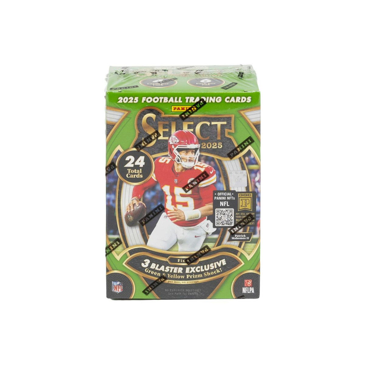 2025 Panini Select Football Blaster Box (Green & Yellow Prizms!) (Green Box)