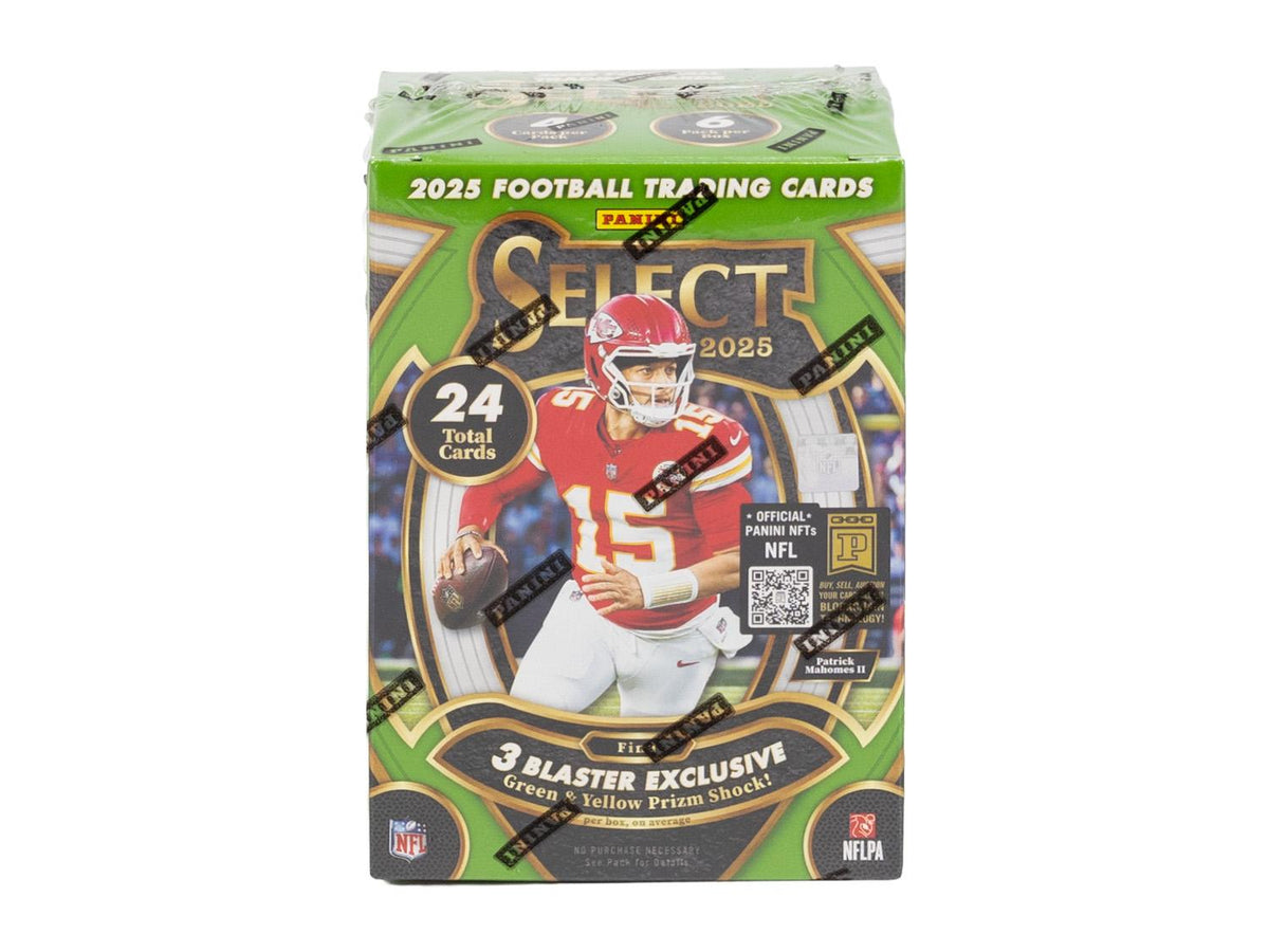 2025 Panini Select Football Blaster Box (Green & Yellow Prizms!) (Green Box)